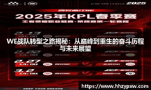WE战队转型之路揭秘：从巅峰到重生的奋斗历程与未来展望