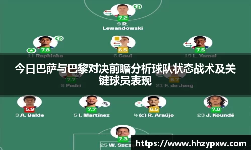 今日巴萨与巴黎对决前瞻分析球队状态战术及关键球员表现